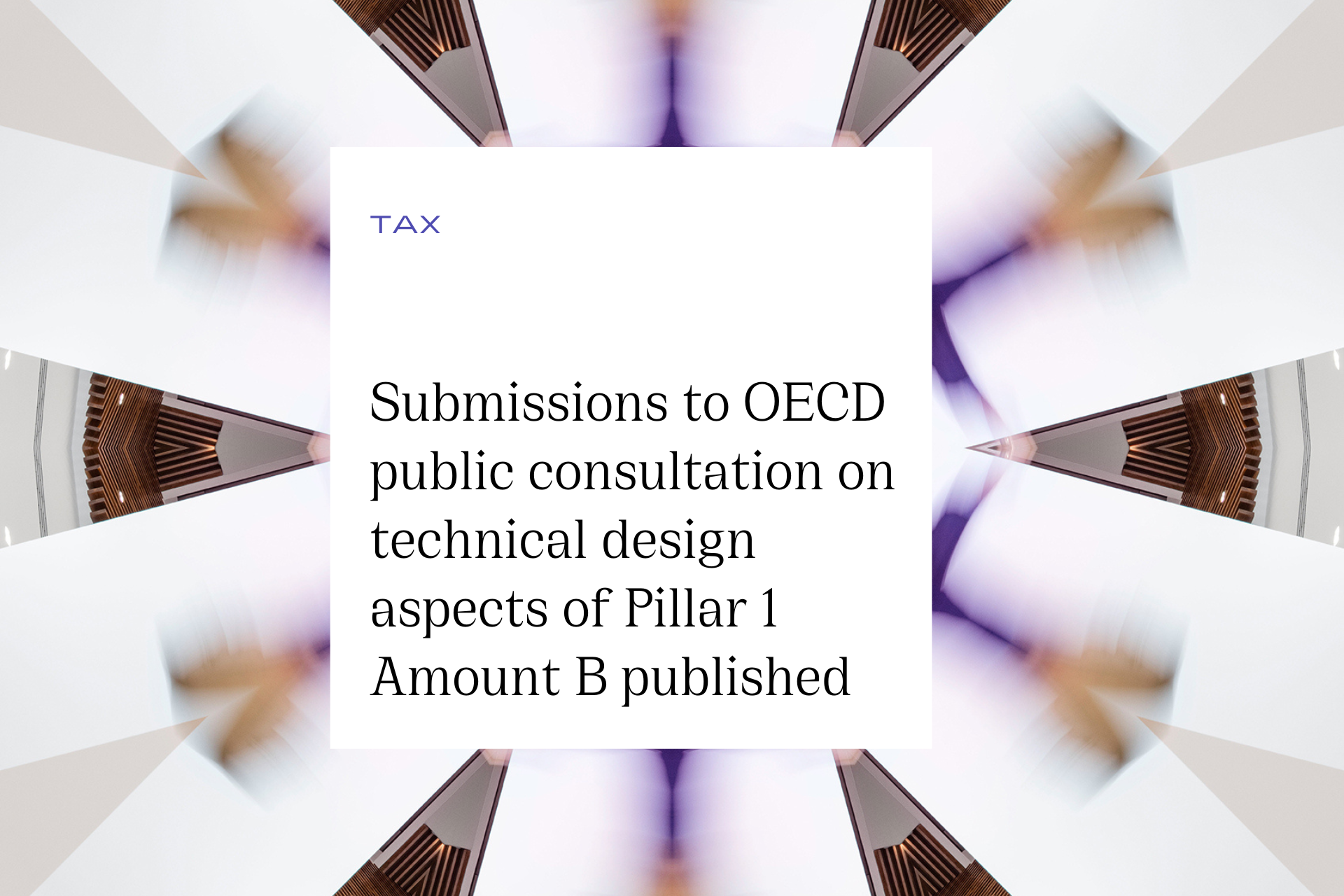 Submissions To OECD Public Consultation On Technical Design Aspects Of ...