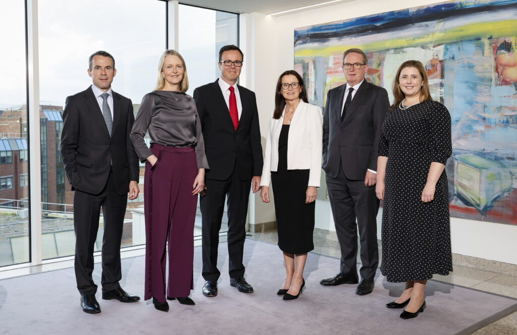 Group photo (L-R): Dara Harrington. Orla O'Connor, Ian Dillon, Denise Murray, Kevin Murphy, Sarah Thompson.